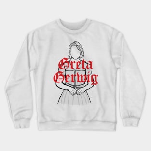 A Portrait of Greta Gerwig Crewneck Sweatshirt